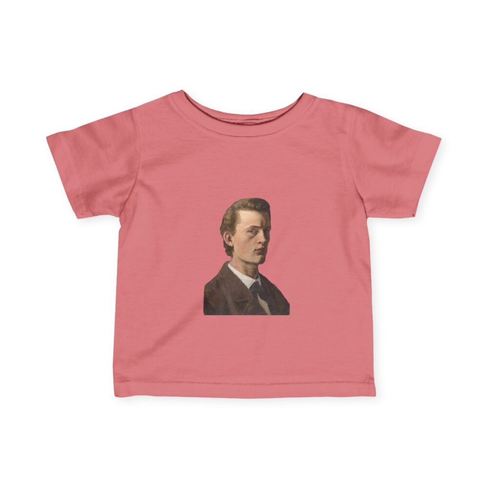 Munch Baby Tee – “Self-Portrait” Soft Cotton Baby T-Shirt - Image 7