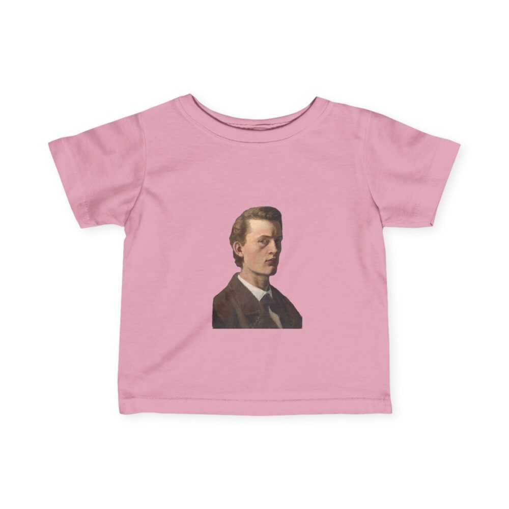 Munch Baby Tee – “Self-Portrait” Soft Cotton Baby T-Shirt - Image 4